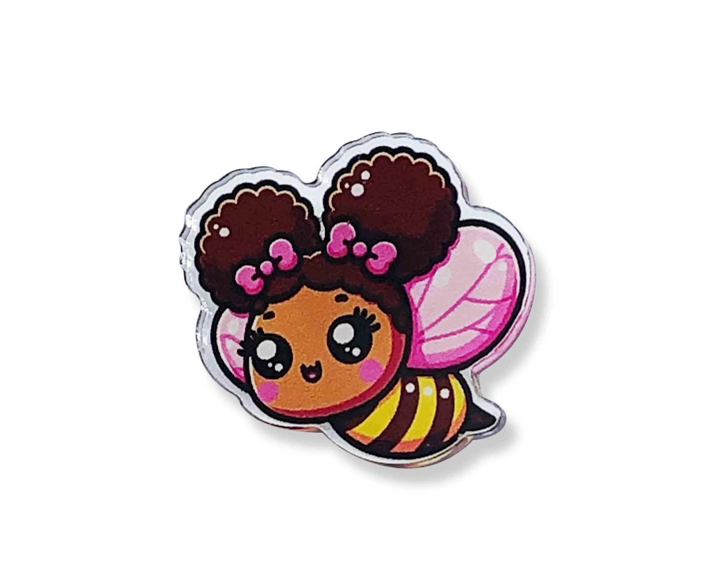 Buzzy Bella Acrylic Pin