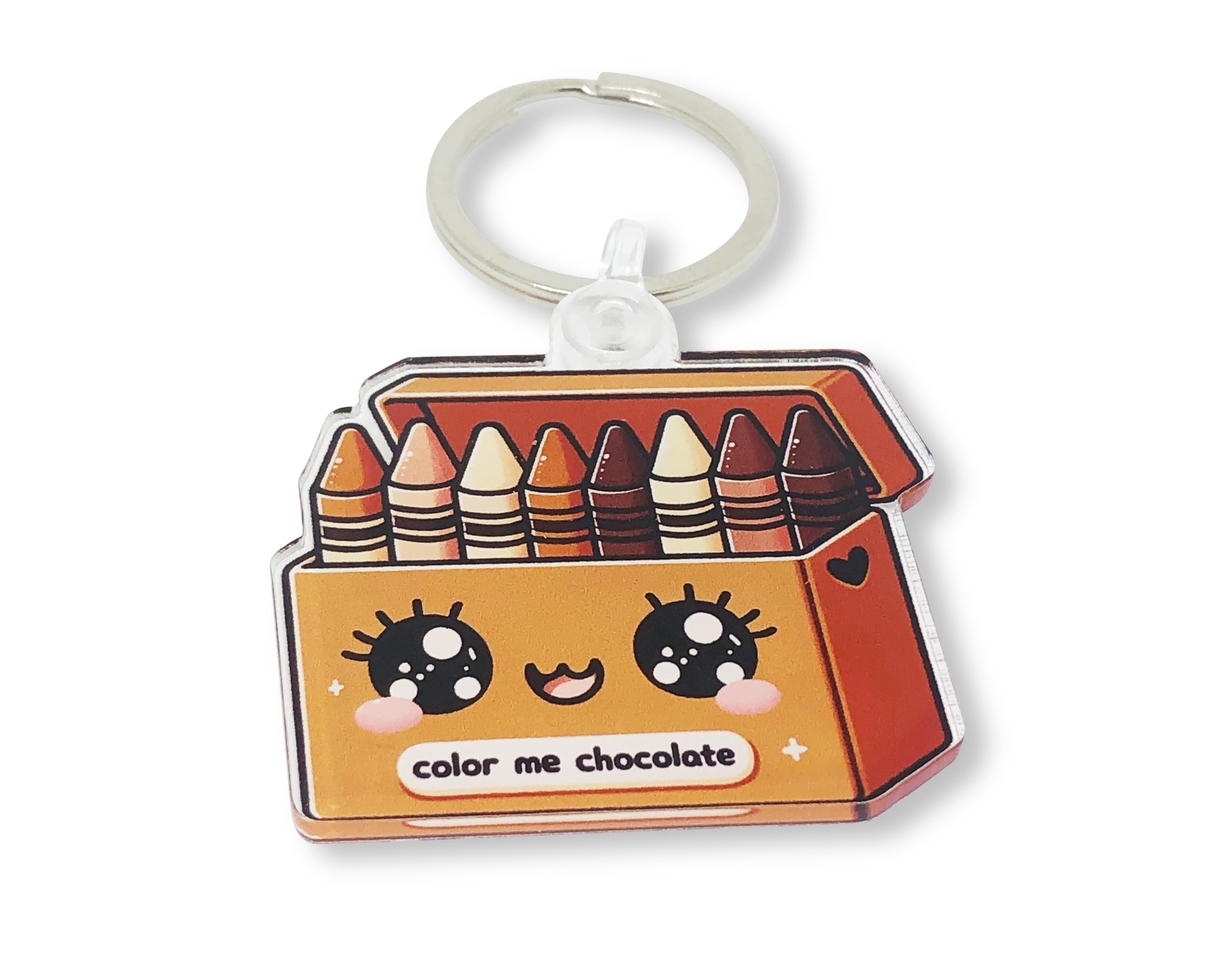 Color Me Chocolate Acrylic Keychain