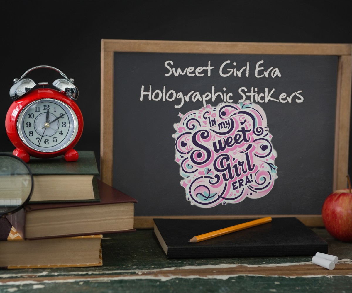 In My Sweet Girl Era Holographic Stickers