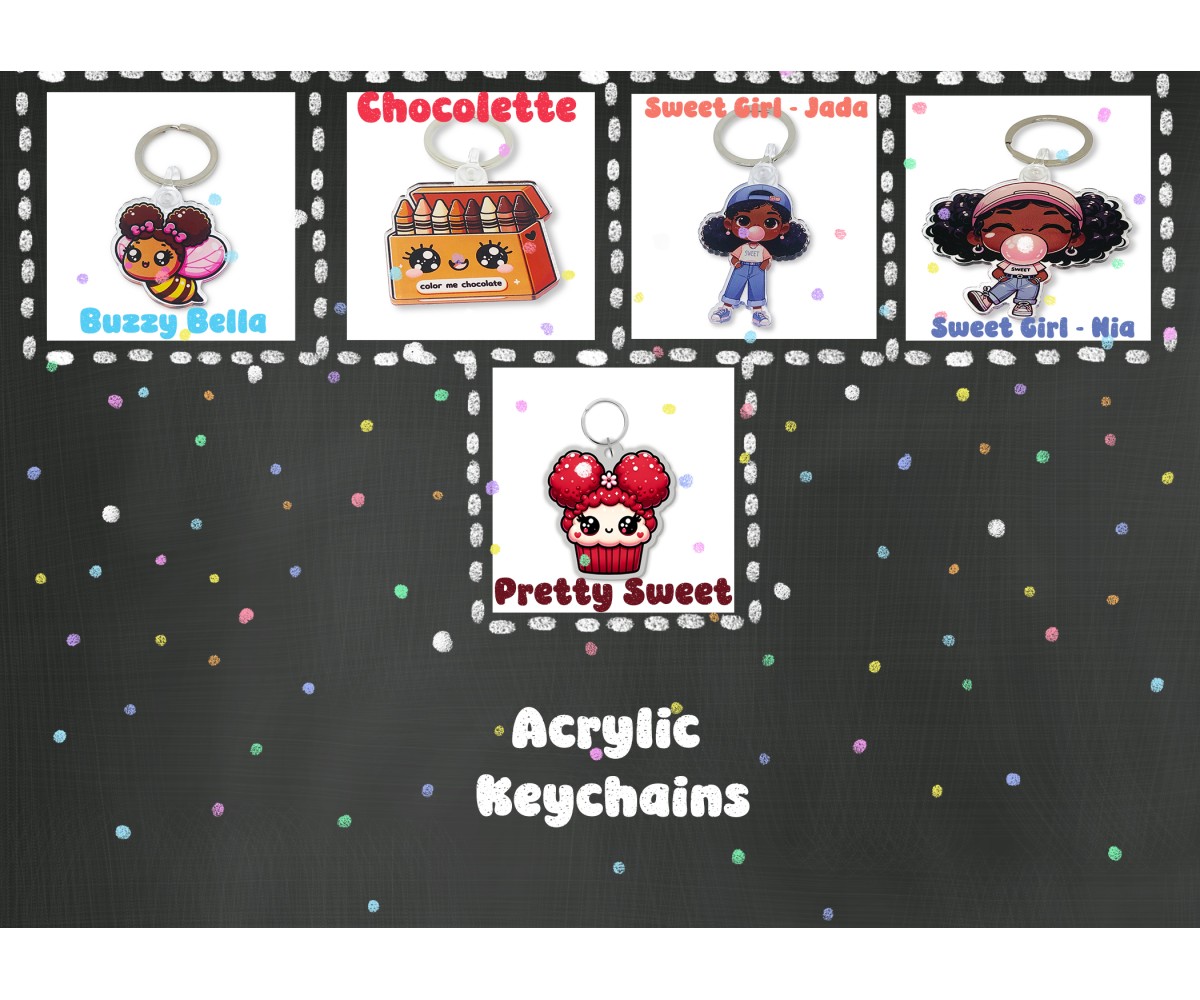 Joyful Jada Acrylic Keychain