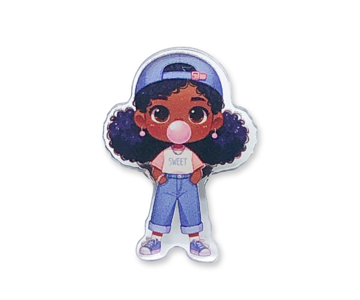 Joyful Jada Acrylic Pin