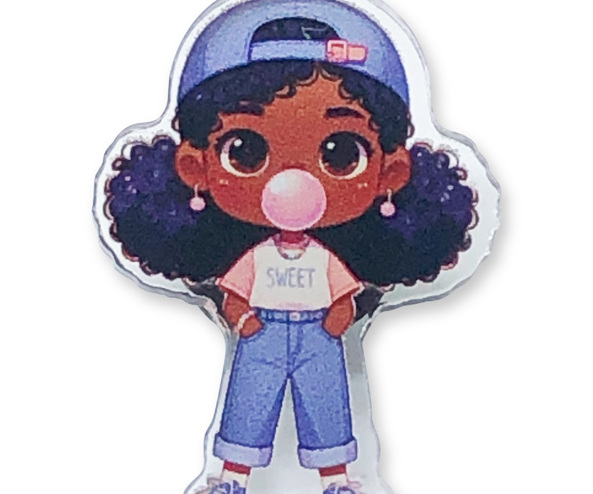 Joyful Jada Acrylic Pin