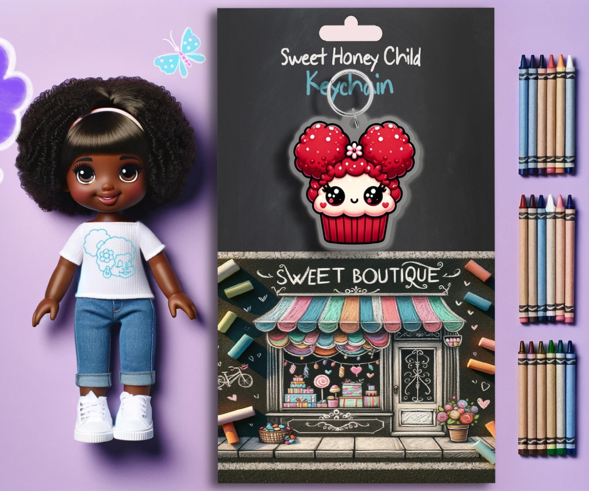 Pretty Sweet Acrylic Keychain