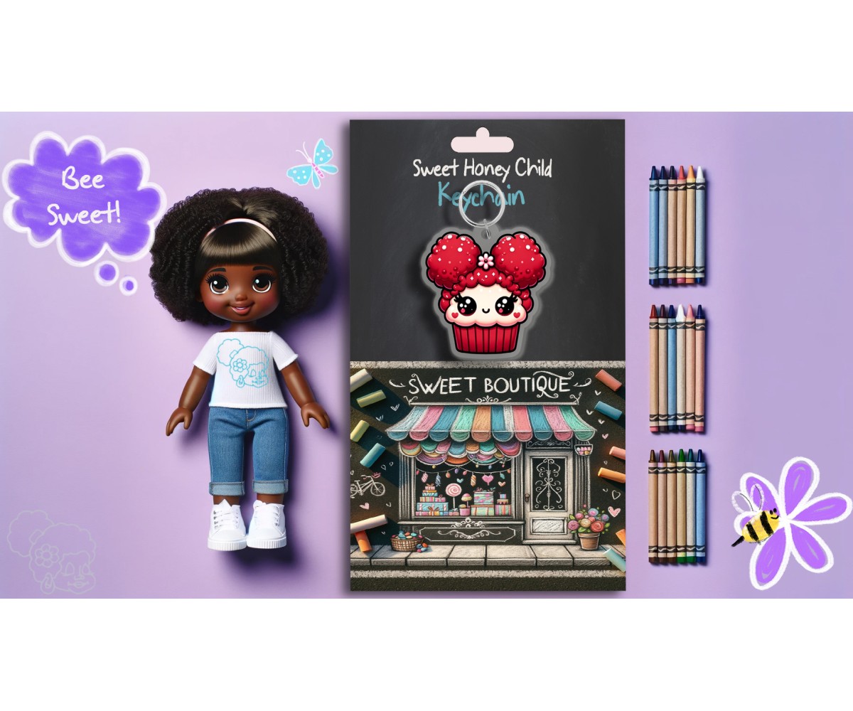 Pretty Sweet Acrylic Keychain