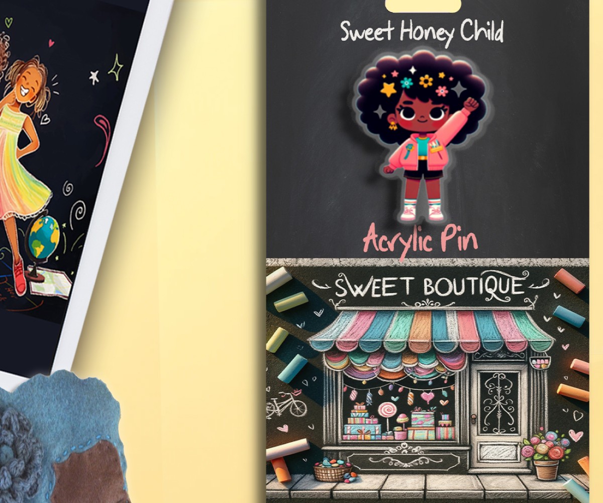 Radiant Reese Acrylic Pin