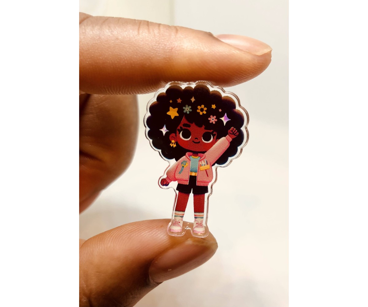 Radiant Reese Acrylic Pin