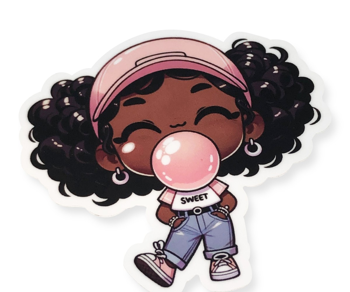 Sweet Girl Nia Vinyl Sticker