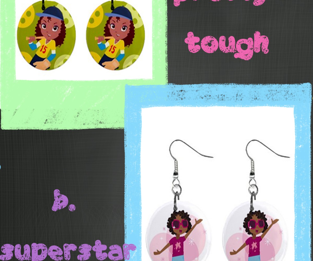 Sweet Squad Button Earrings