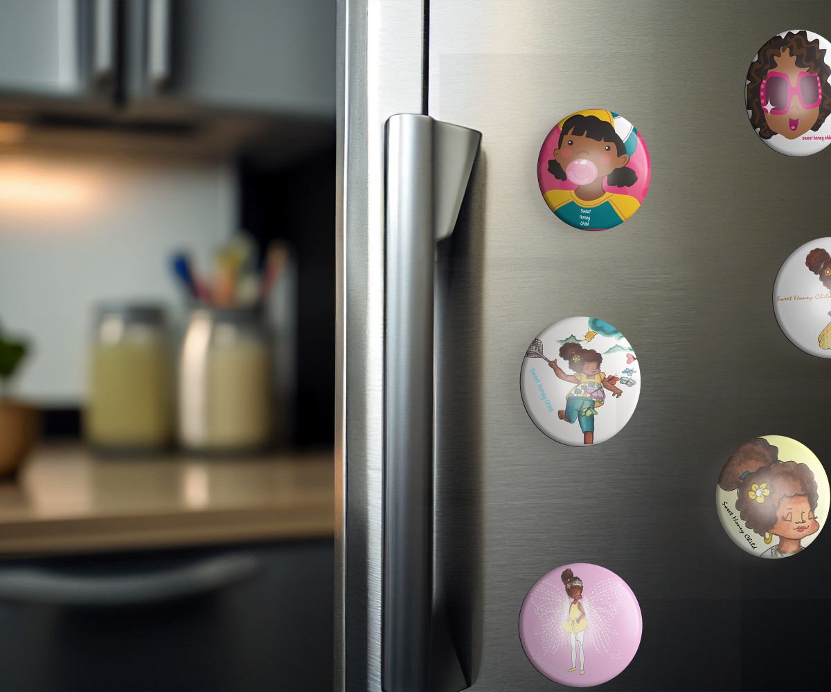 Sweet Squad Button Magnets