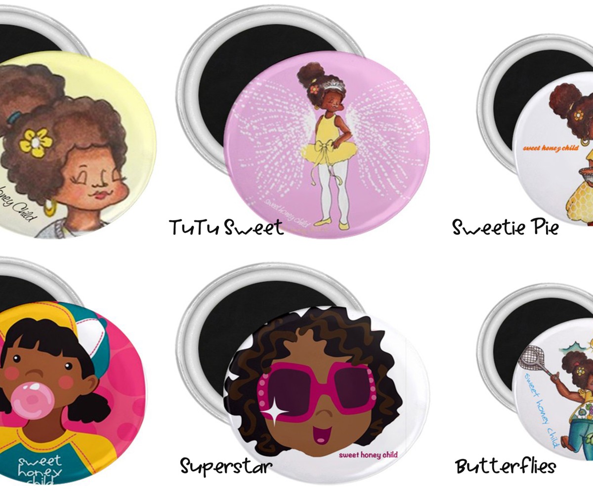 Sweet Squad Button Magnets