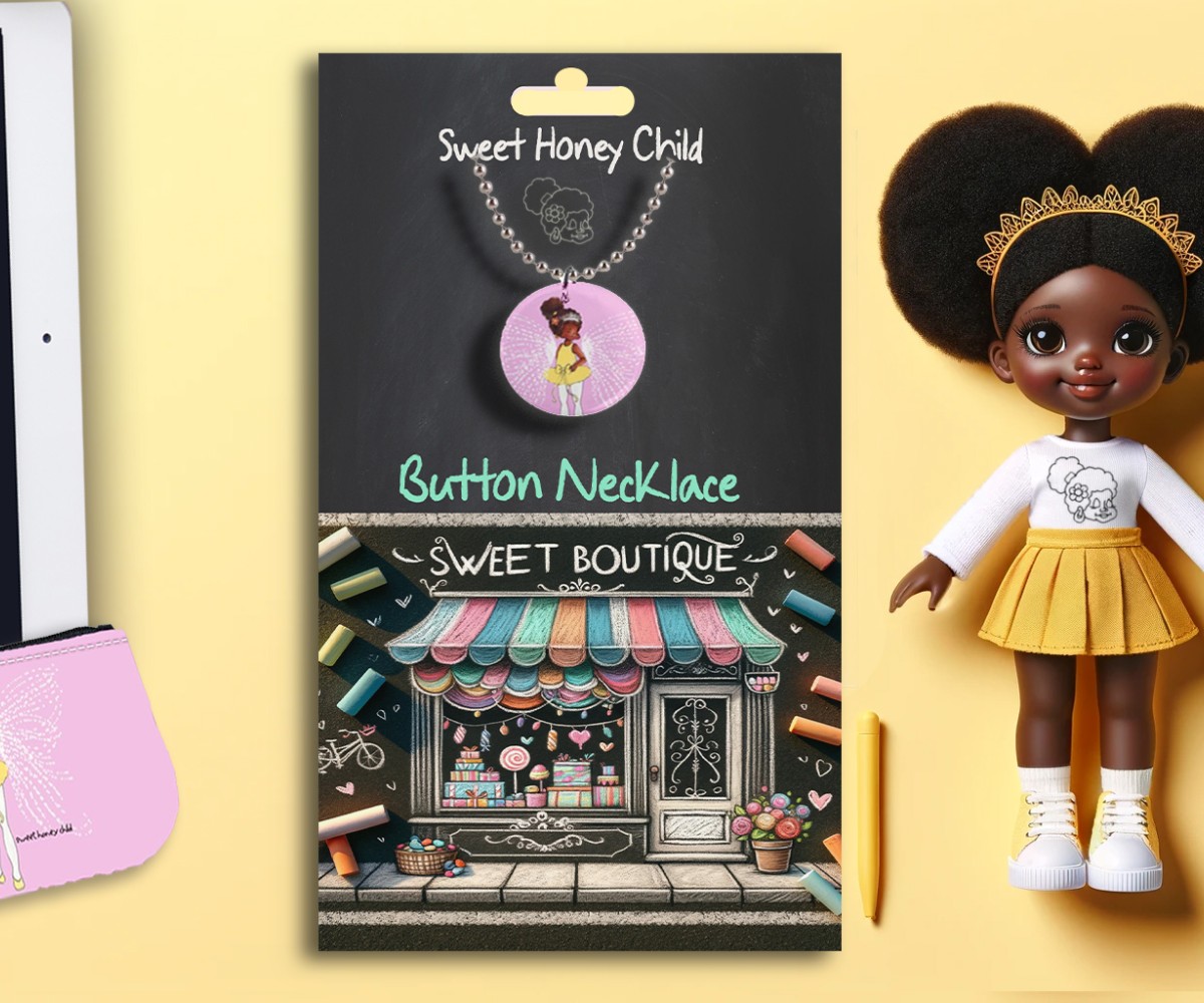 Sweet Squad Button Necklaces