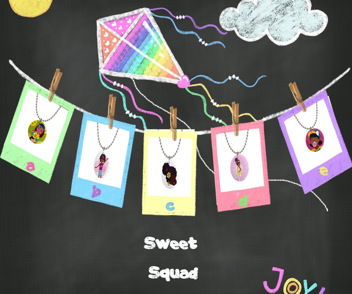 Sweet Squad Button Necklaces