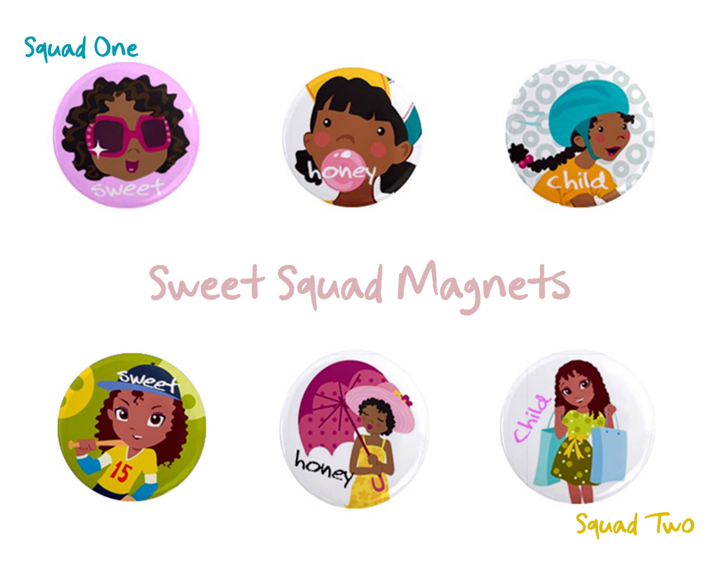 Sweet Squad Mini Magnet Sets